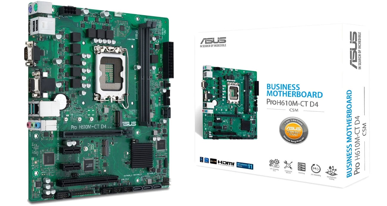 ASUS PRO H610M-C D4-CSM