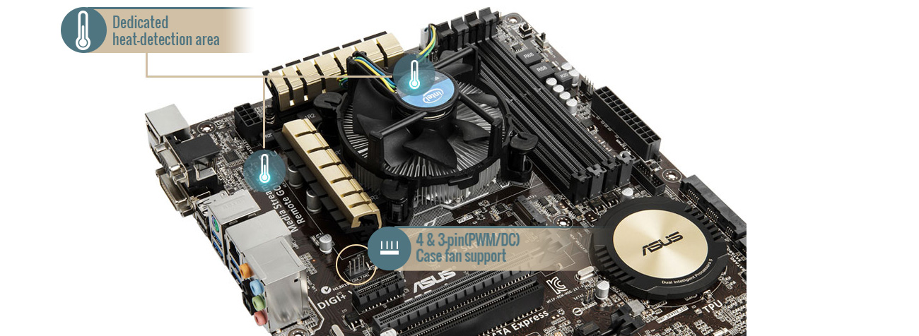 Płyty główne Socket 1150 ASUS H97M-E