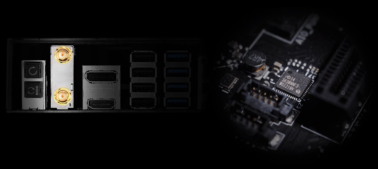 ASUS MAXIMUS IX CODE SiećWiFi i LAN
