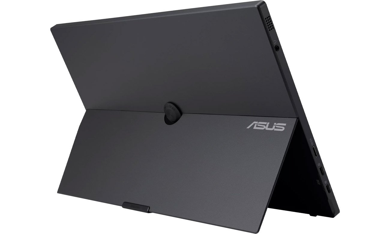 ASUS ZenScreen Touch MB16AHT widok z tyłu, podstawka