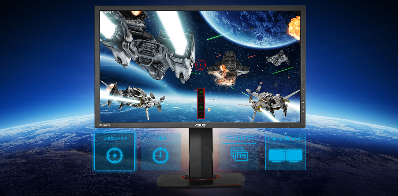 ASUS MG24UQ Technologia GamePlus