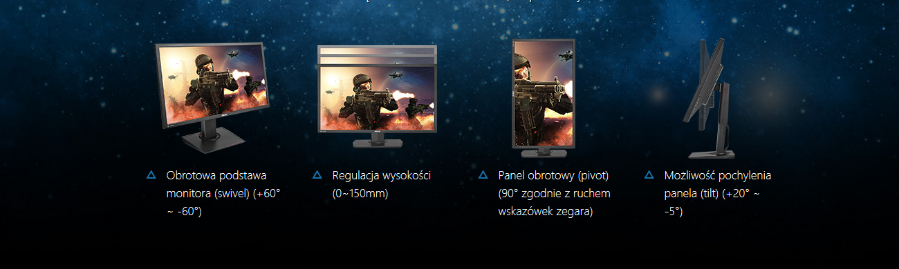 ASUS MG28UQ Ergonomia