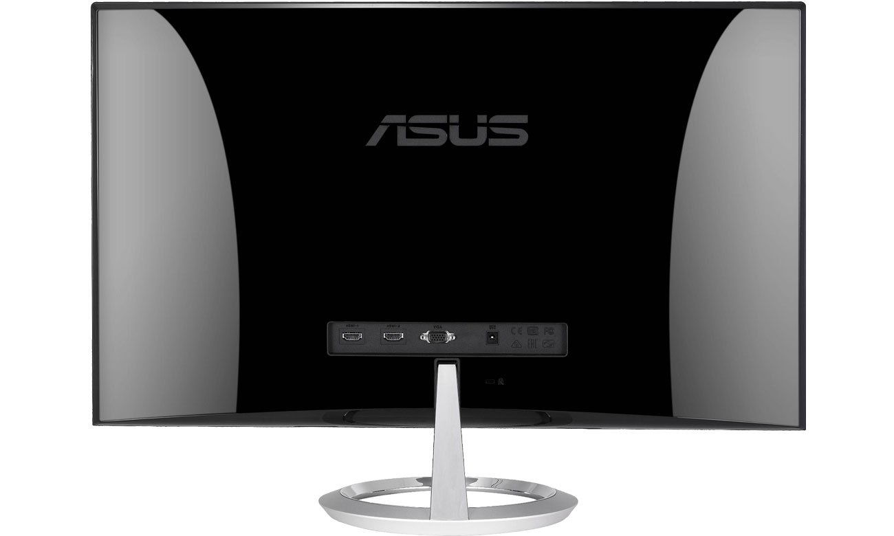 ASUS Designo MX279HE - Widok z tyłu, złącza