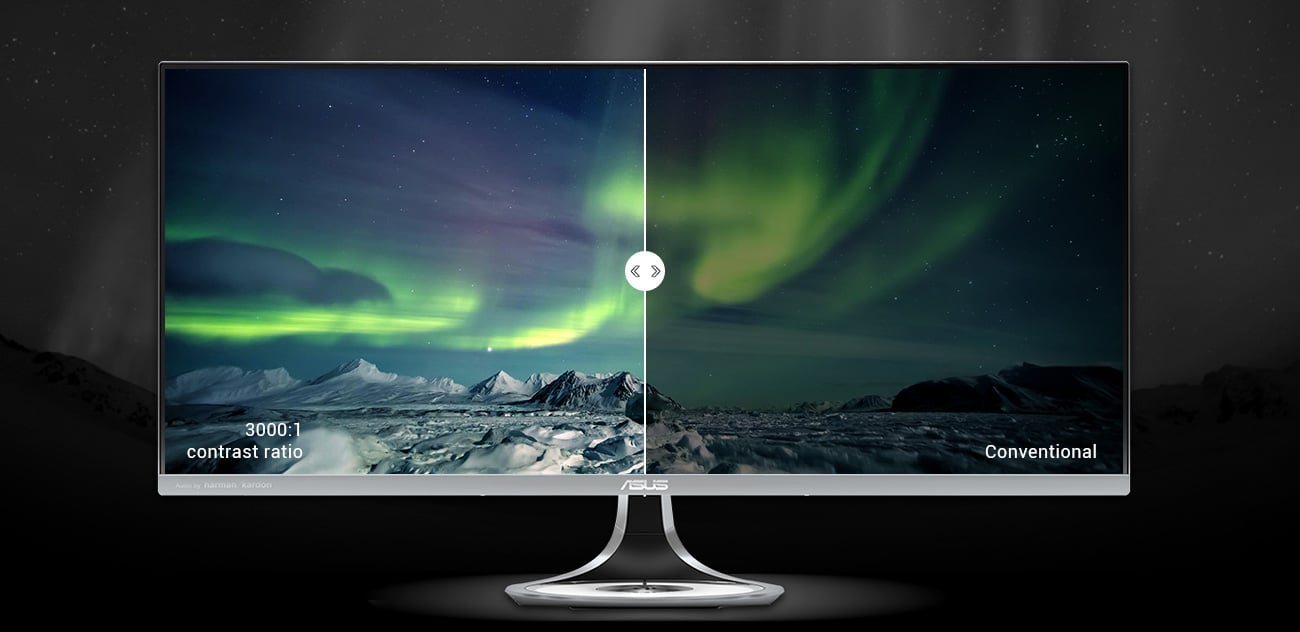 ASUS MX34VQ Curved Kontrast