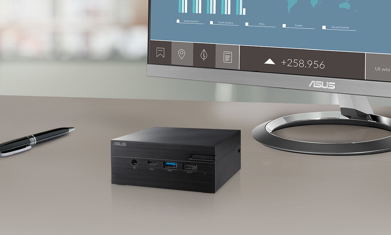 ASUS Mini PC PN40 Bogate opcje łączności