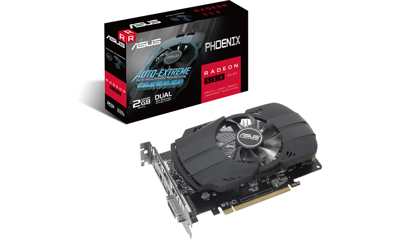 ASUS Radeon RX 550 Phoenix 2GB GDDR5