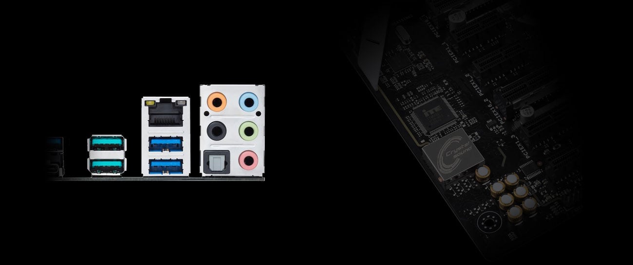 ASUS PRIME X470-PRO Crystal Sound 3 Realtek ALC S1220A