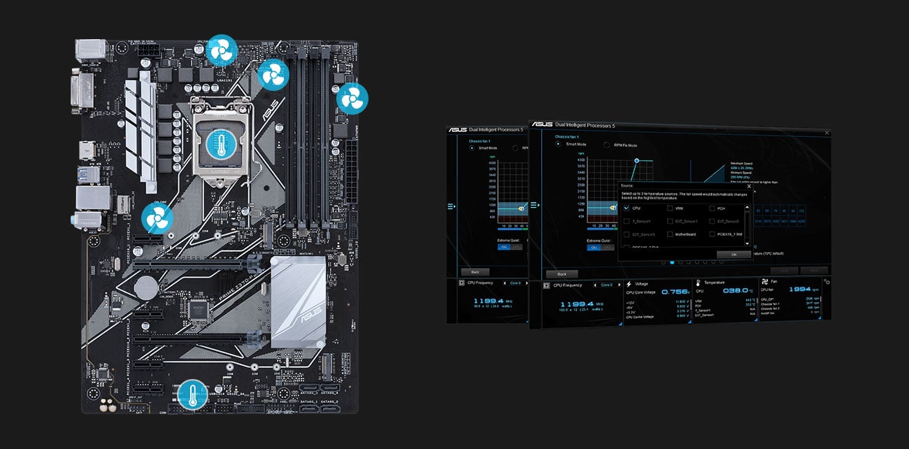 ASUS PRIME Z370-P Fan Xpert 4 Core