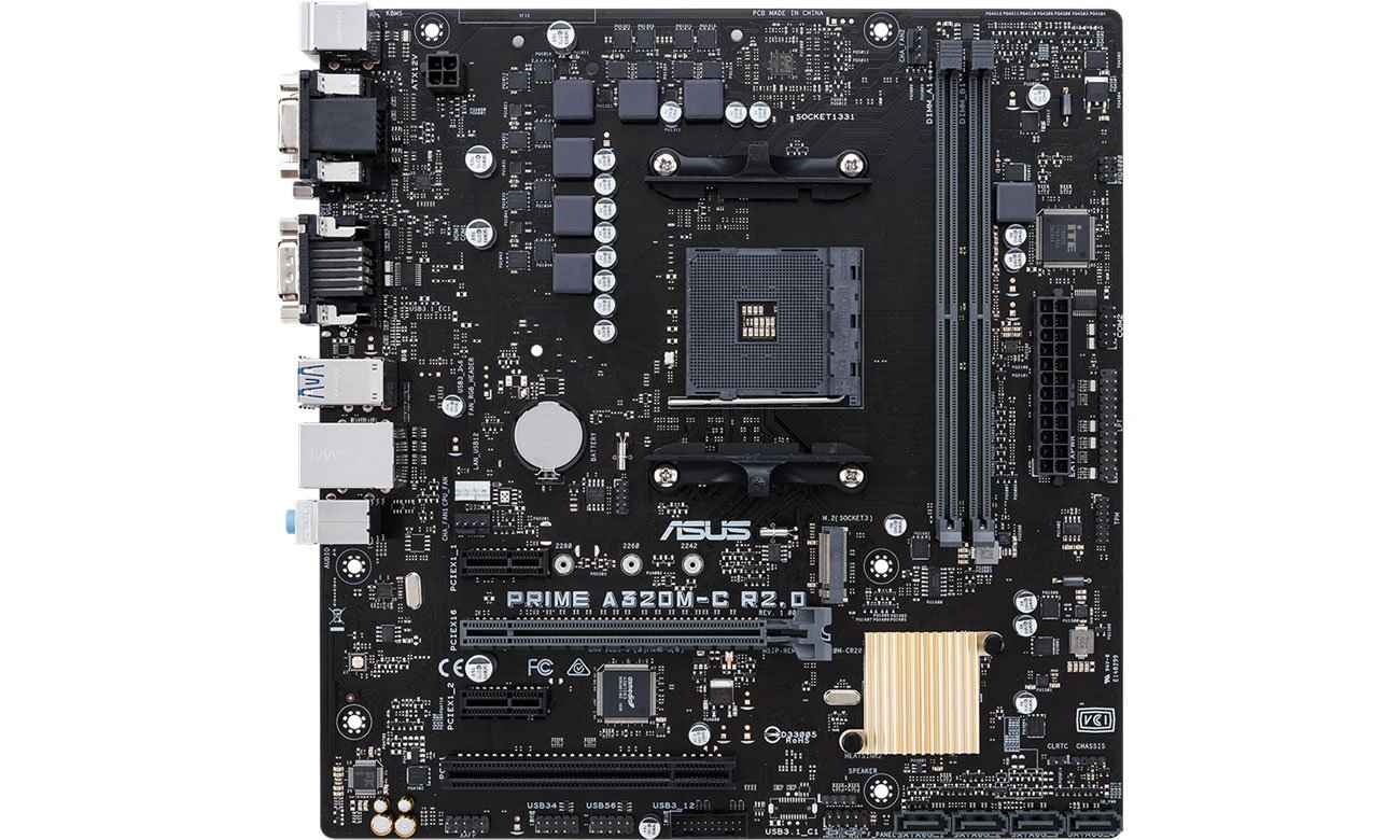 ASUS PRIME A320M-C R2.0 Komponenty