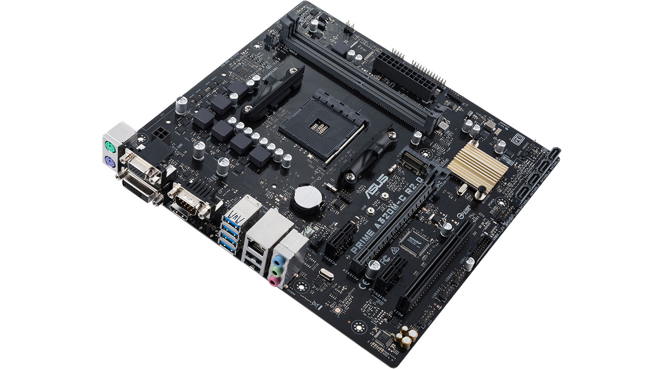 ASUS PRIME A320M-C R2.0 Złącza