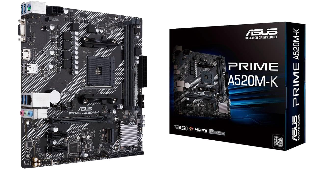 Płyta główna Socket AM4 ASUS PRIME A520M-K