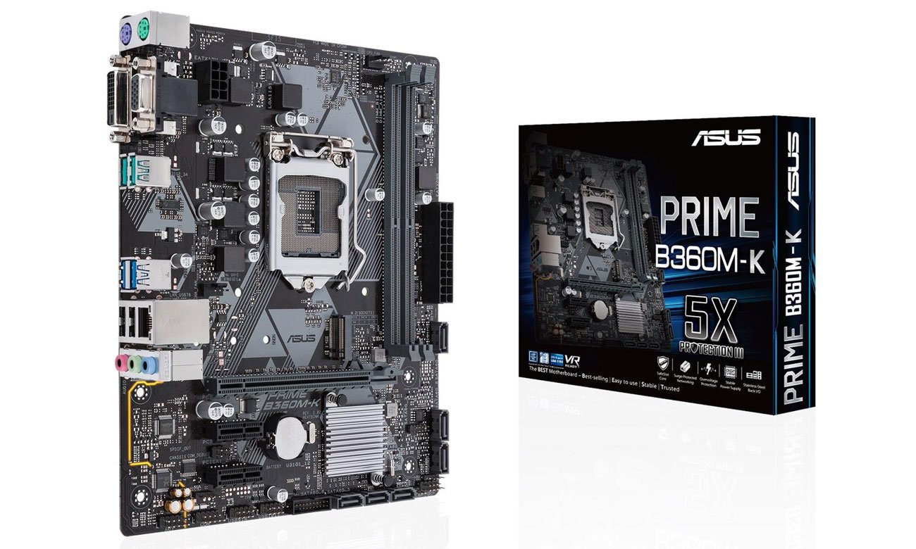 Asus Prime B360M-K Solidna podstawa i mnóstwo możliwości