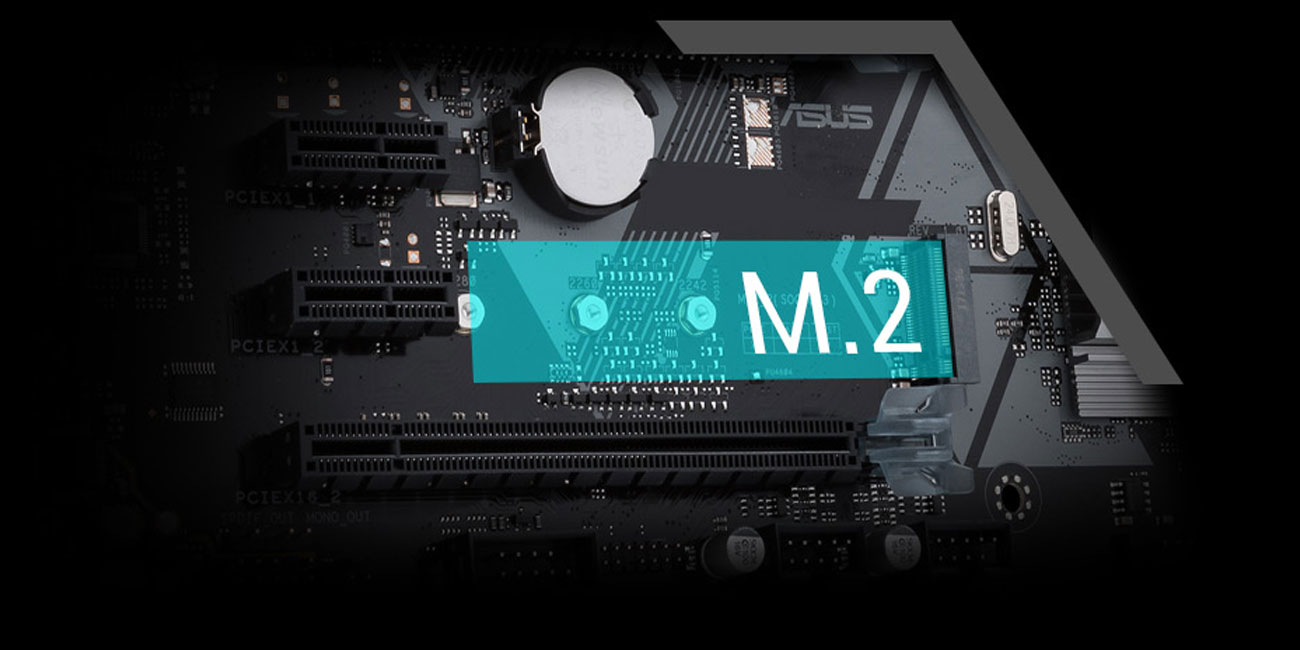 Asus Prime B360M-K Gniazdo M.2 z obsługą macierzy RAID