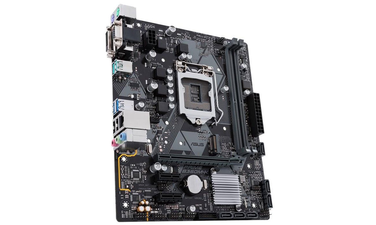 Asus Prime B360M-K Udoskonalona stabilność pamięci DDR4