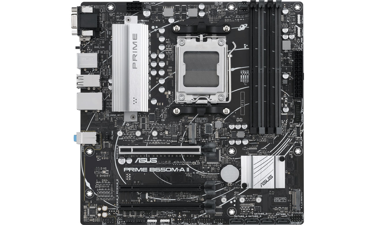 ASUS PRIME B650M-A II-CSM Chłodzenie