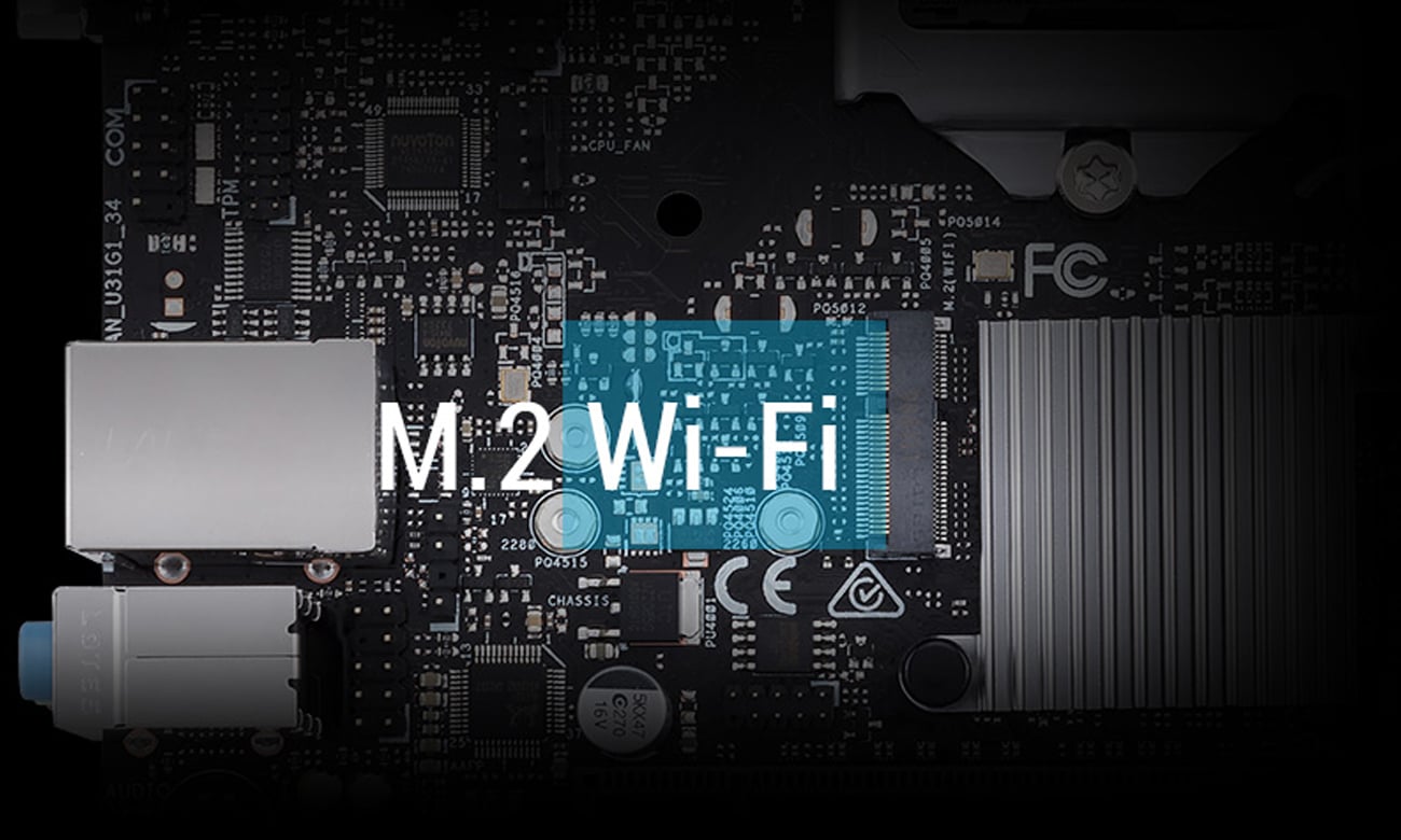 Asus Prime H310I-PLUS Gniazdo M.2 z obsługą macierzy RAID