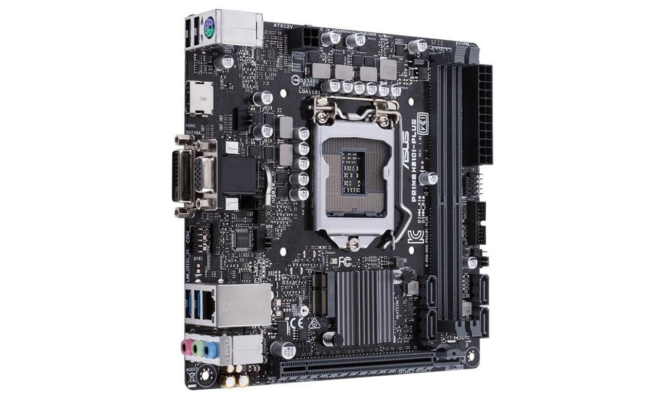Asus Prime H310I-PLUS Chłodniejsza konstrukcja