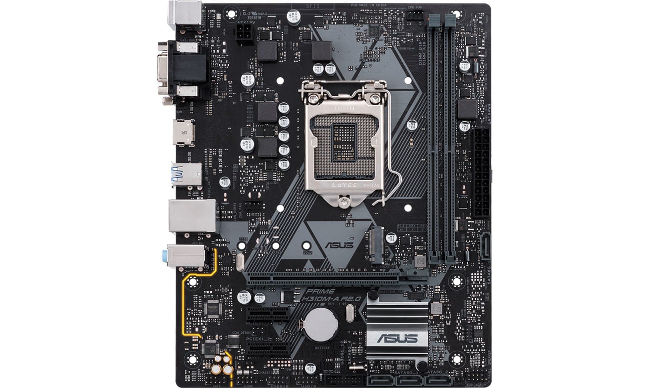 ASUS PRIME H310M-A R2.0/CSM Widok z przodu