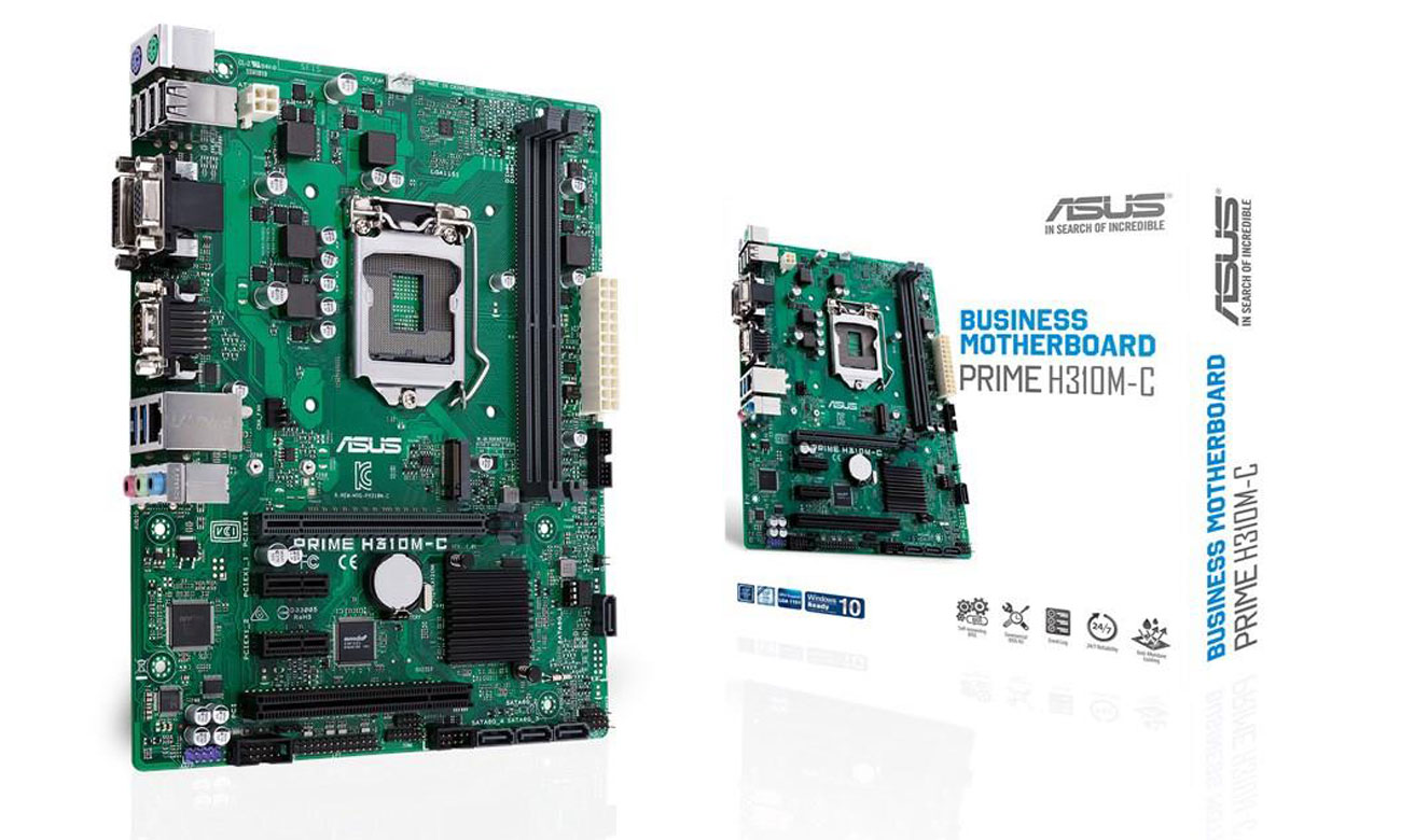 ASUS Prime H310M-C Płyta główna do zastosowań biznesowych
