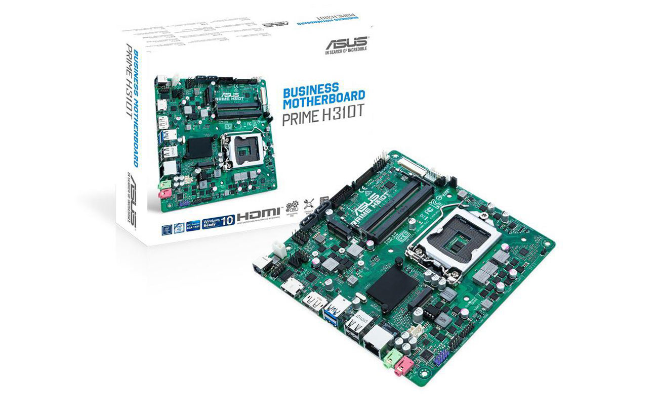 ASUS Prime H310T Płyta główna do zastosowań biznesowych
