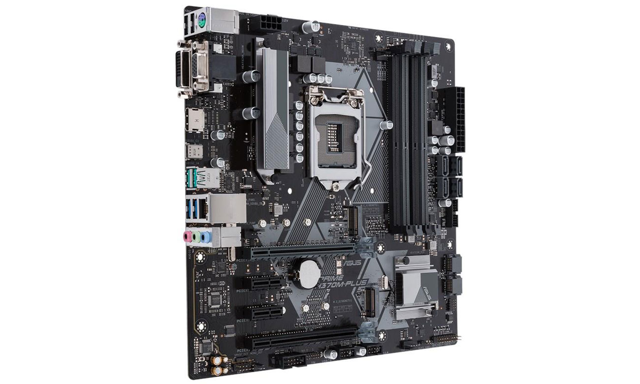 ASUS PRIME H370M-PLUS Chłodniejsza konstrukcja