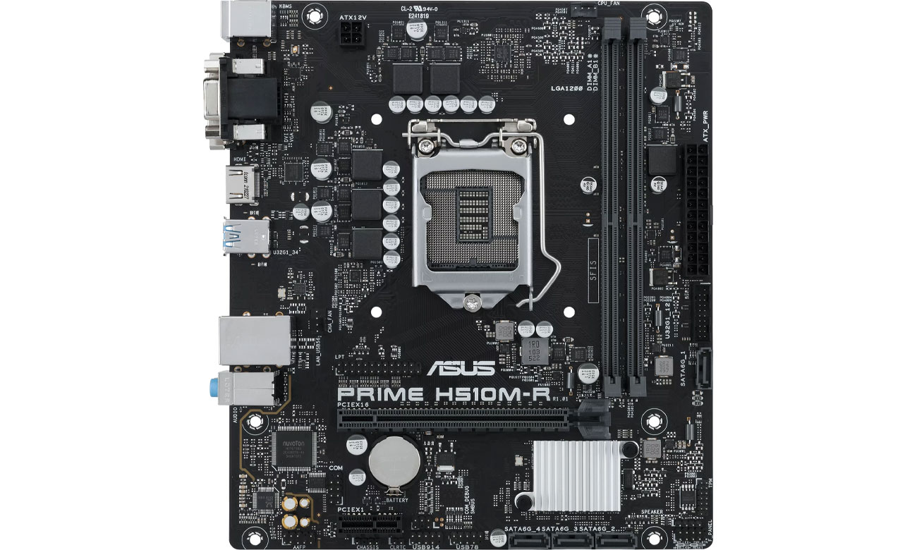 ASUS PRIME H510M-R-SI Chłodzenie