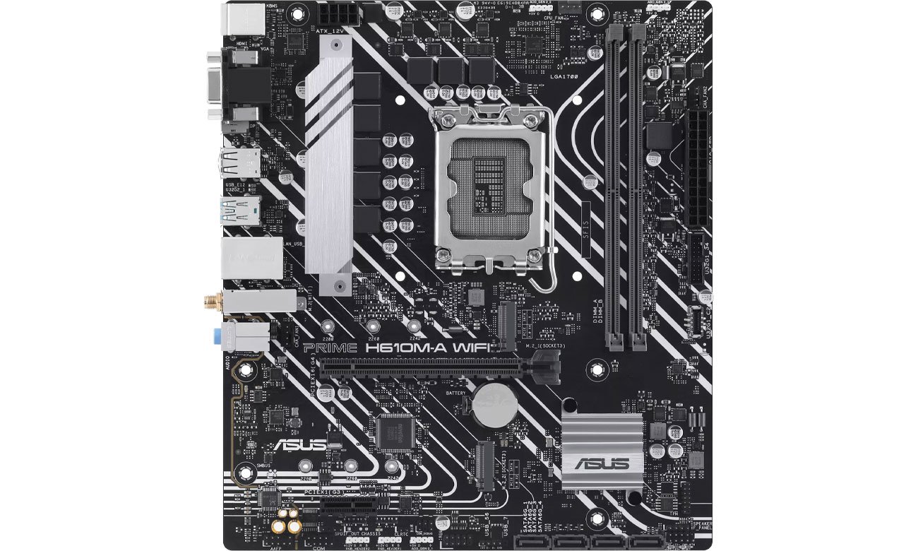 ASUS PRIME H610M-A WIFI Chłodzenie