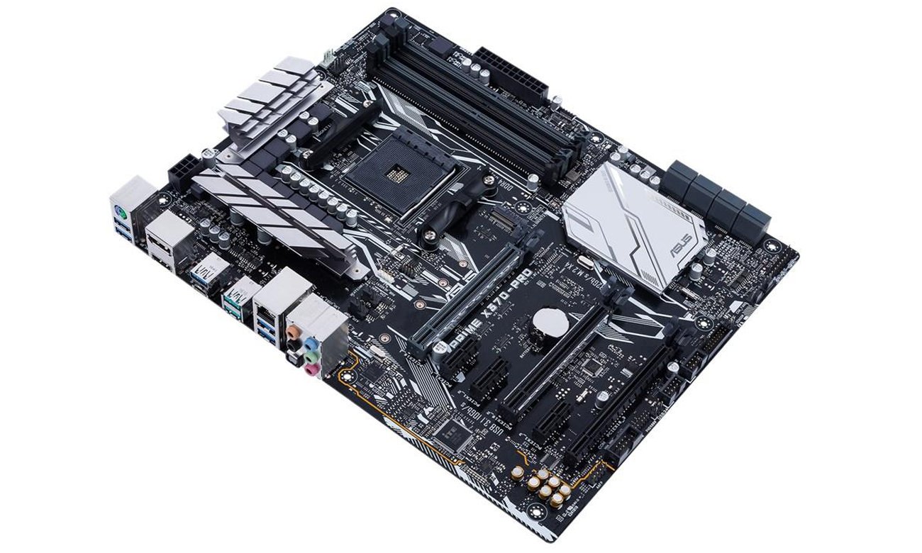 Płyta główna ASUS PRIME X370-PRO Przód bok