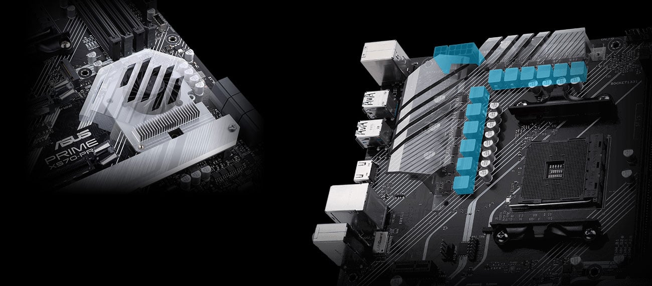 ASUS PRIME X570-P - Chłodzenie
