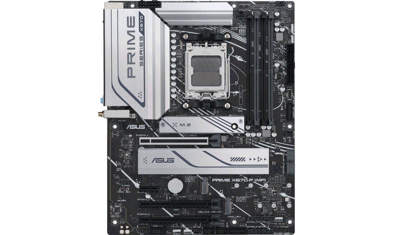 ASUS PRIME X670-P WIFI Chłodzenie