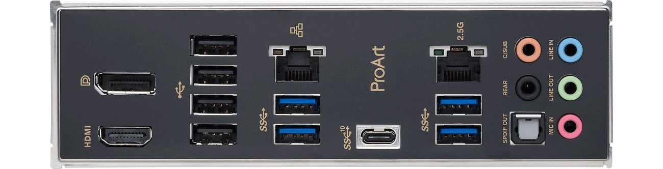 ASUS PROART B760-CREATOR DDR4 Porty