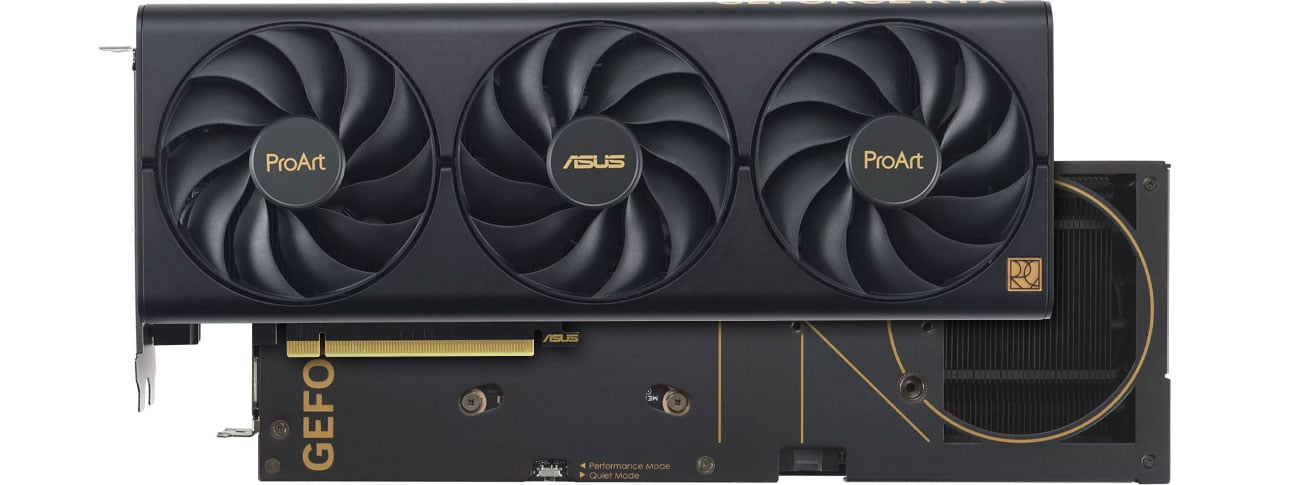 Охлаждение ASUS GeForce RTX 4070 ProArt OC