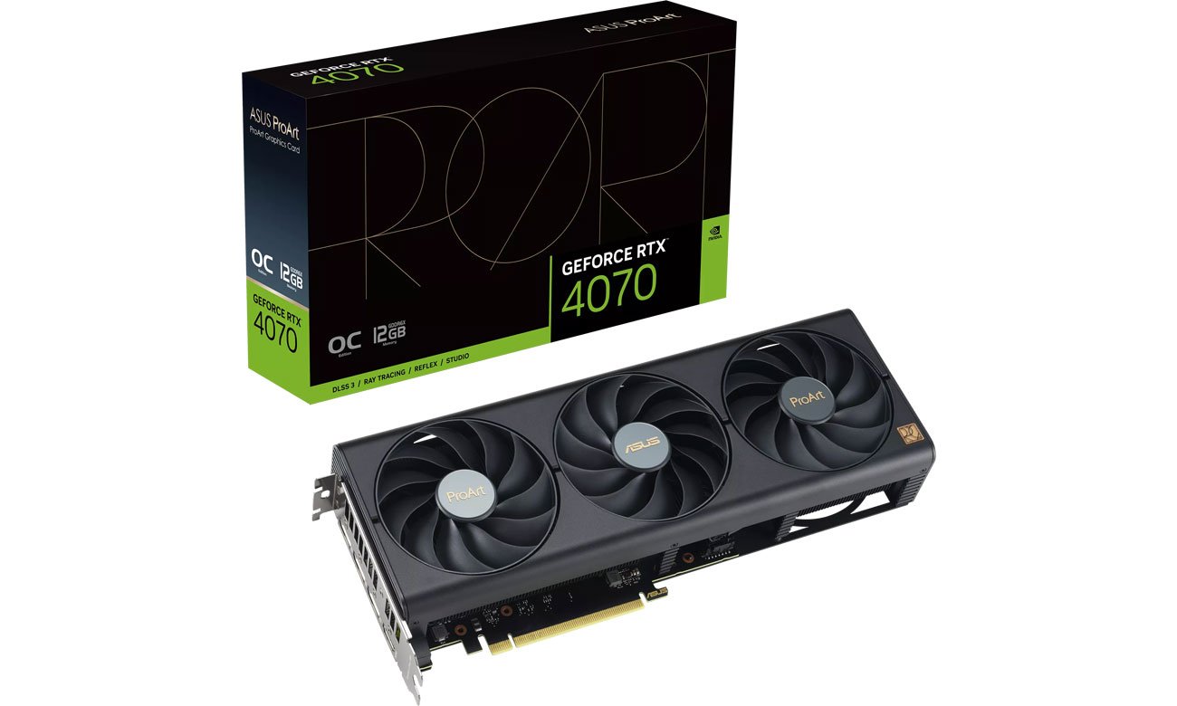 ASUS GeForce RTX 4070 ProArt OC 12 ГБ GDDR6X