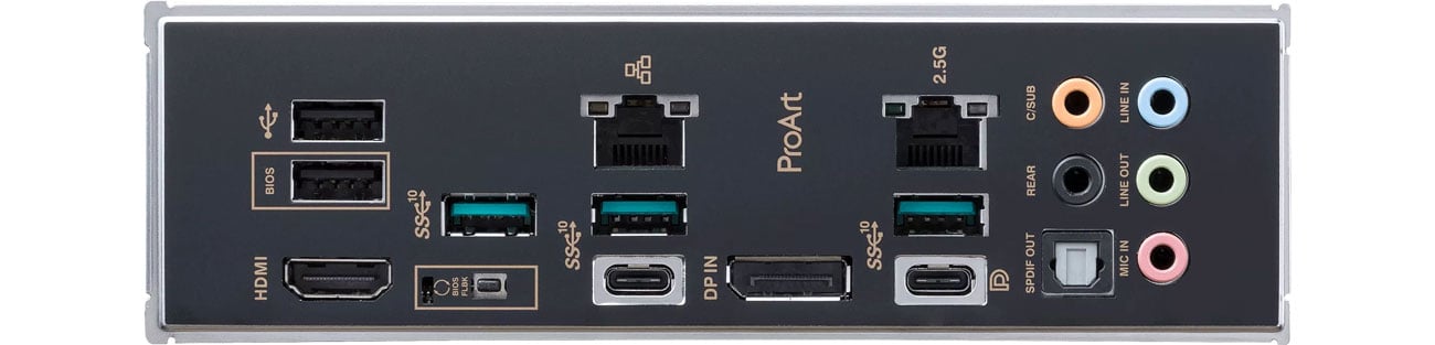 ASUS ProArt B650-CREATOR porty