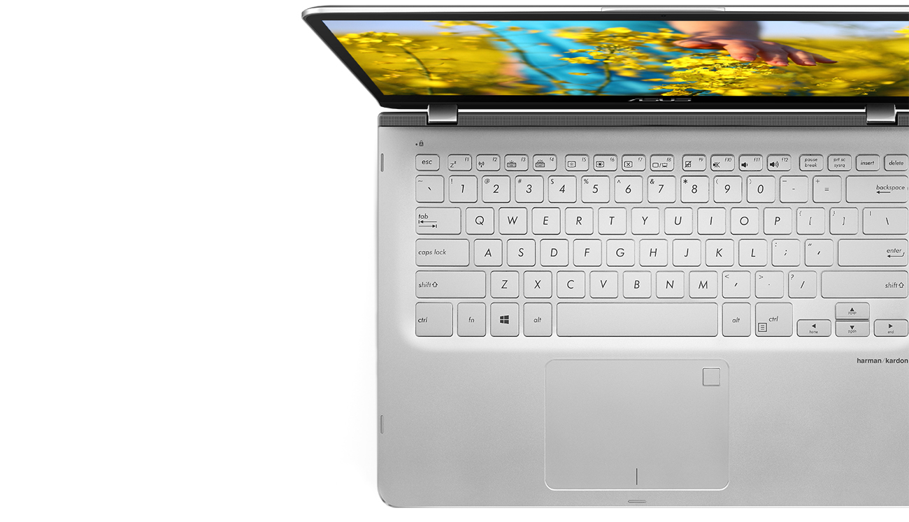 ASUS Q405UA wbudowany czytnik linii papilarnych