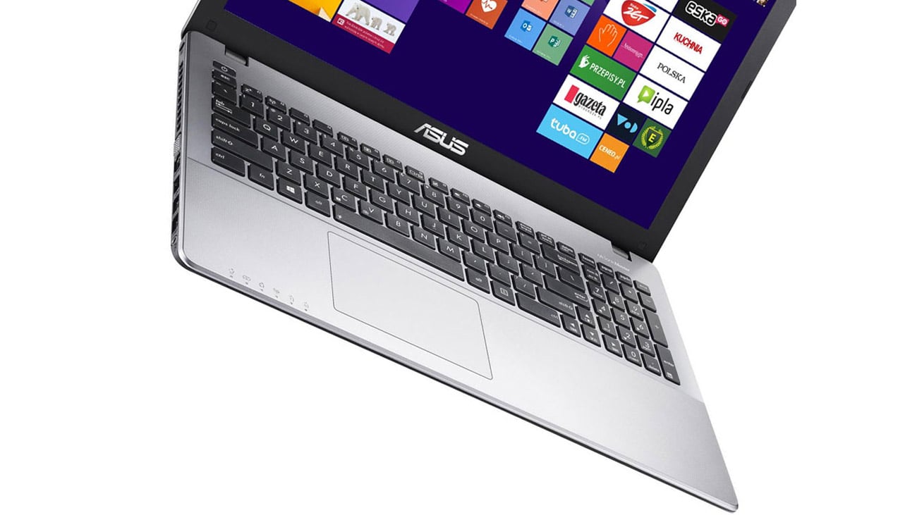 ASUS R510JX laptop z dużym touchpadem