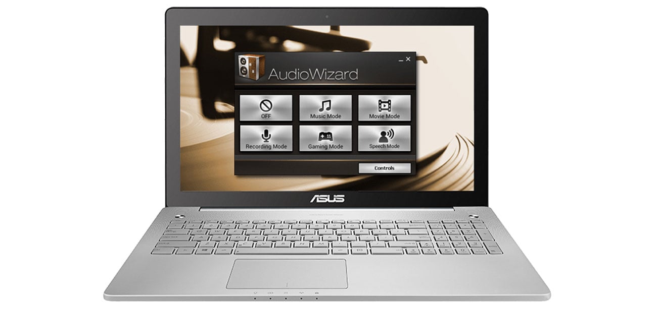 Laptop ASUS R540LA-XX345 AudioWizard ustawienia dźwięku