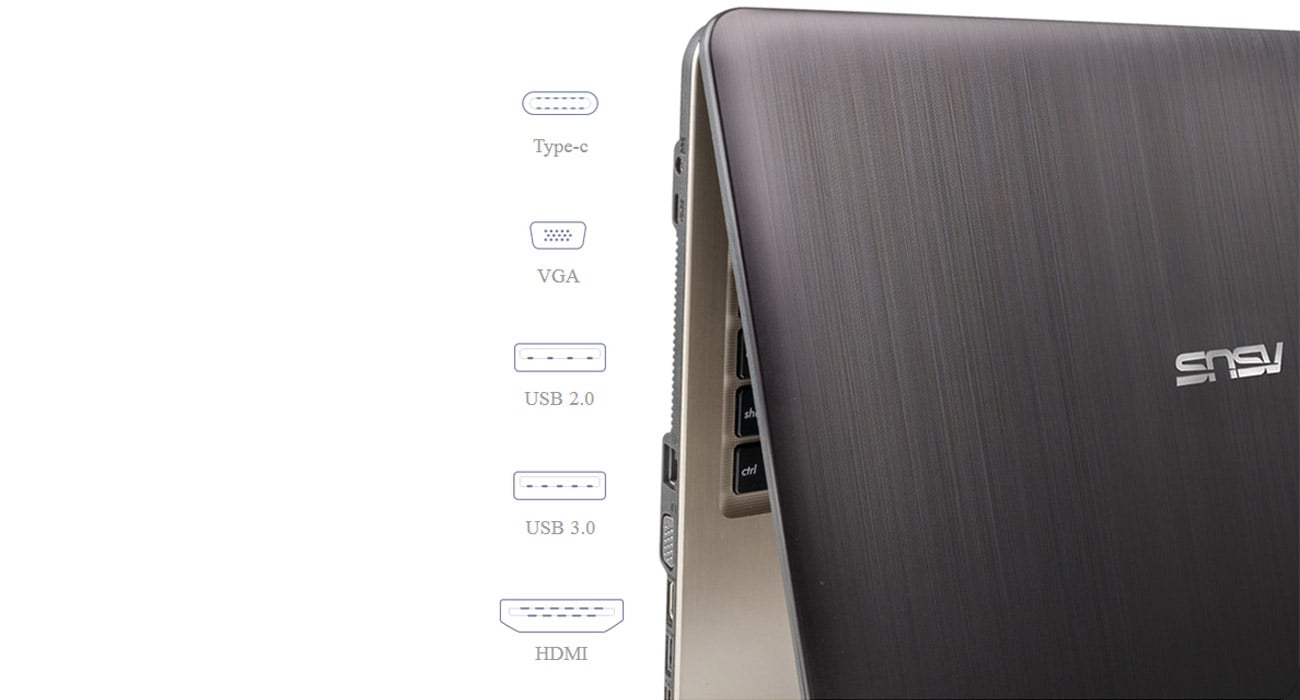 złącza w laptopie ASUS R540