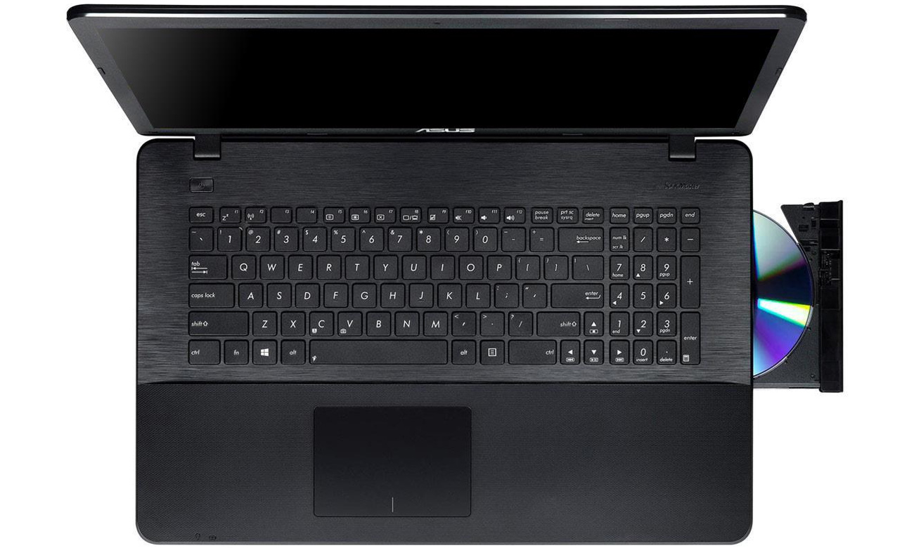 ASUS R752NV ergonomiczna klawiatura