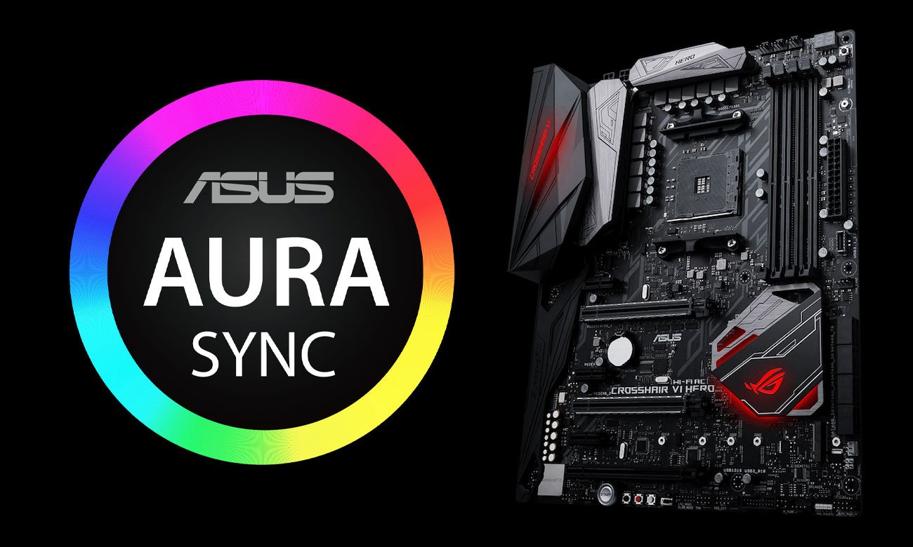 ASUS ROG CROSSHAIR VI HERO WI-FI AC ASUS Aura Sync