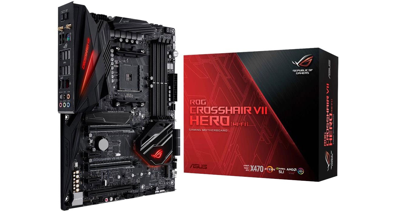 Płyta główna Socket AM4 ASUS ROG CROSSHAIR VII HERO (WI-FI AC)