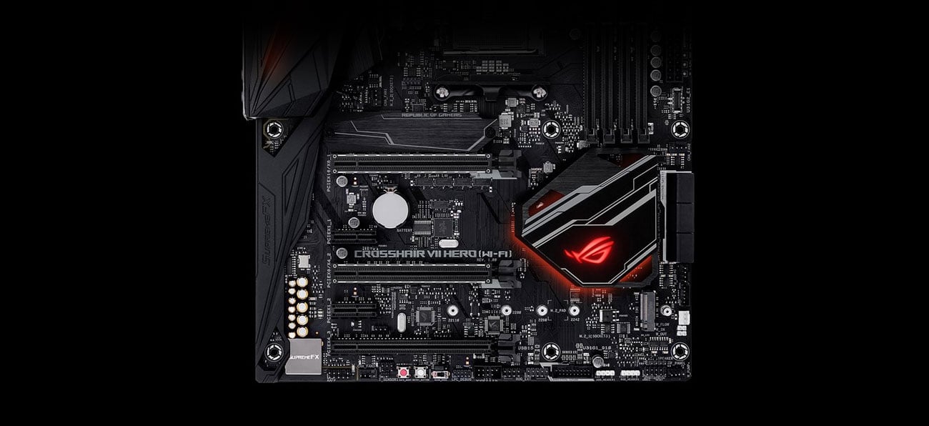 ASUS ROG CROSSHAIR VII HERO (WI-FI AC) Złącza M.2 i USB