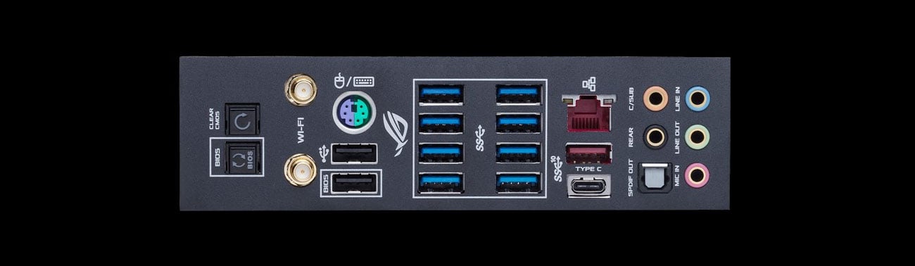 ASUS ROG CROSSHAIR VII HERO (WI-FI AC) Sieć WiFi oraz LAN