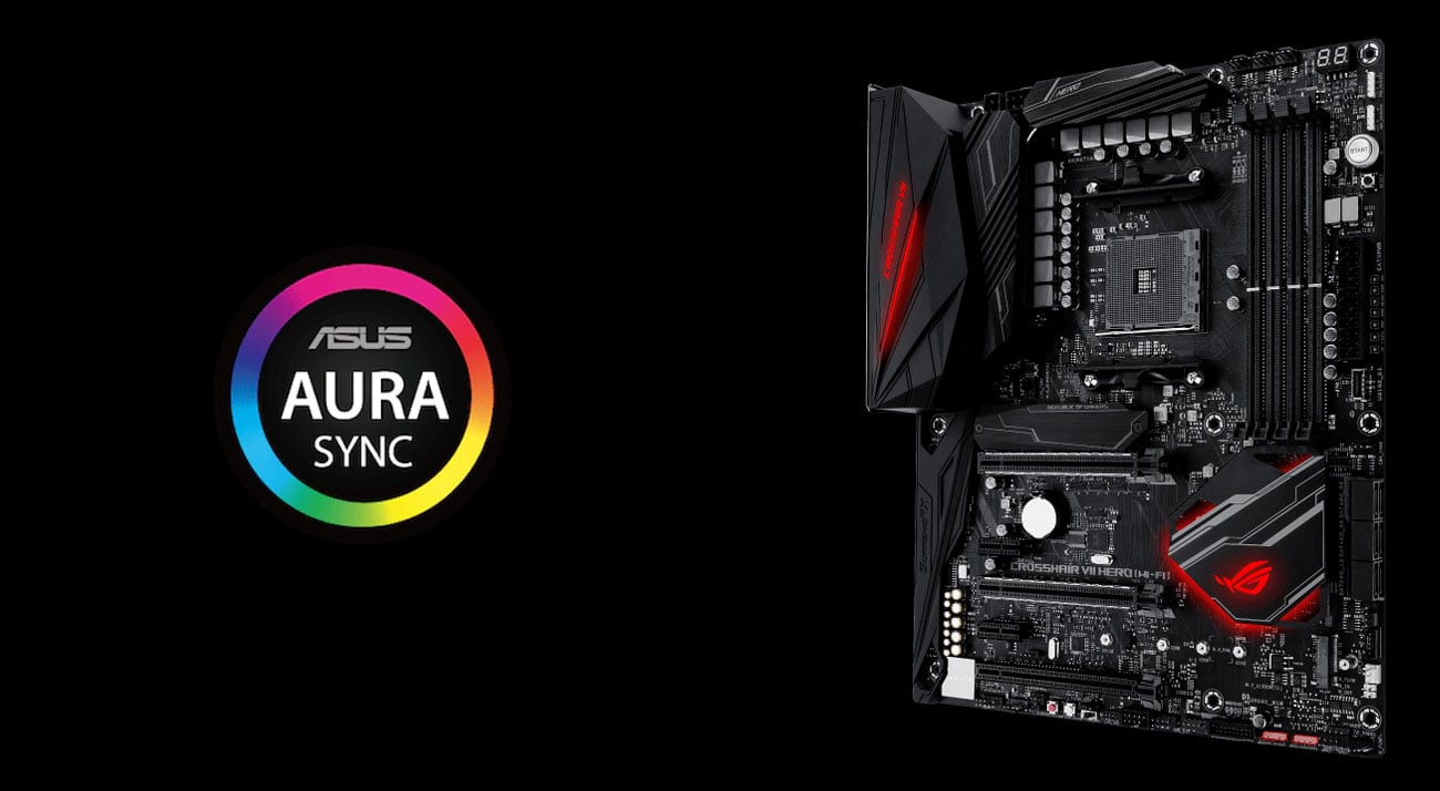 ASUS ROG CROSSHAIR VII HERO (WI-FI AC) Aura Sync
