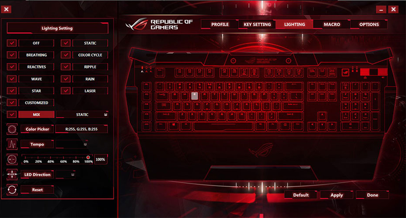 ASUS ROG Horus GK2000 Makra