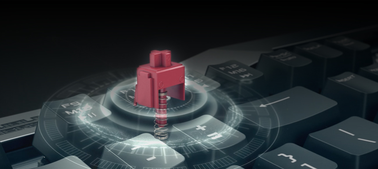 ASUS ROG Horus GK2000 Przełączniki