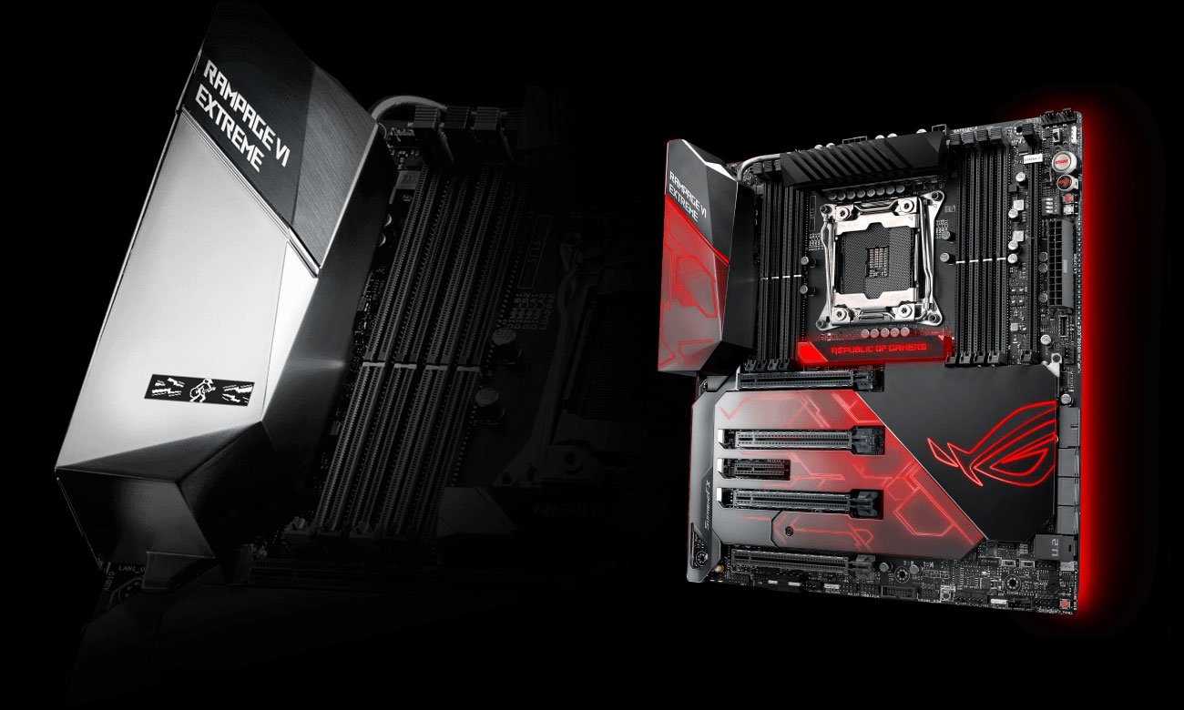 ASUS ROG RAMPAGE VI EXTREME Podświetlenie ASUS Aura Sync