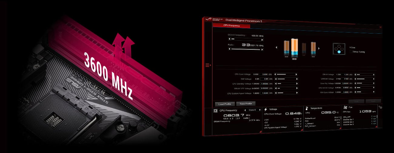 ASUS ROG STRIX B350-I GAMING Podkręcanie