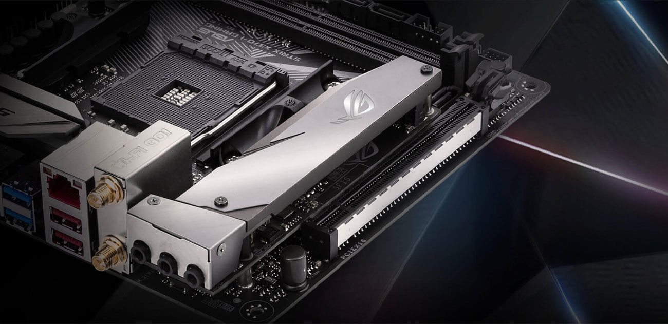 ASUS ROG STRIX X370-I GAMING PCIe SafeSlot, zabezpieczenia