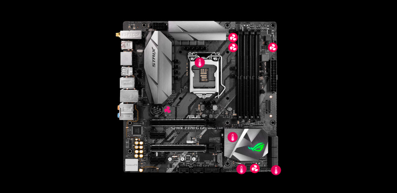 ASUS ROG STRIX Z370-G GAMING (WI-FI AC) Fan Xpert 4
